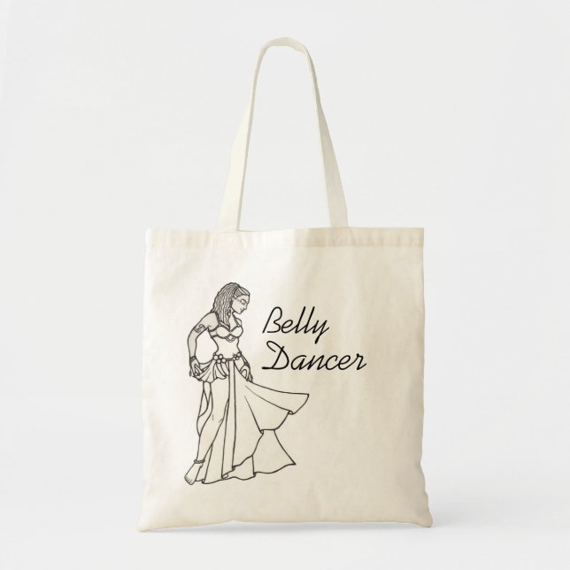 Bolsa Tote Belly Dancer Tote Bag (Frente)