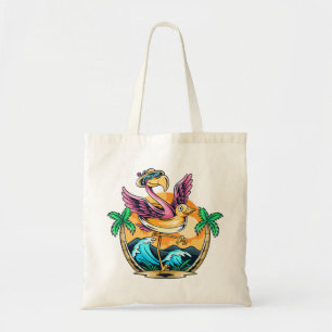 Bolsa Tote Belny Beach Tropical Flamingo Tote Bag