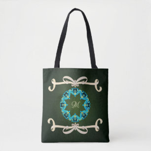 Bolsa Tote Belo Arco vitoriano colado com monograma