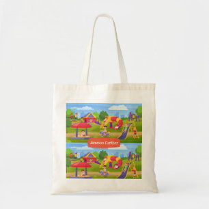 Bolsa Tote Belo Brincadeira Colorida Crianças