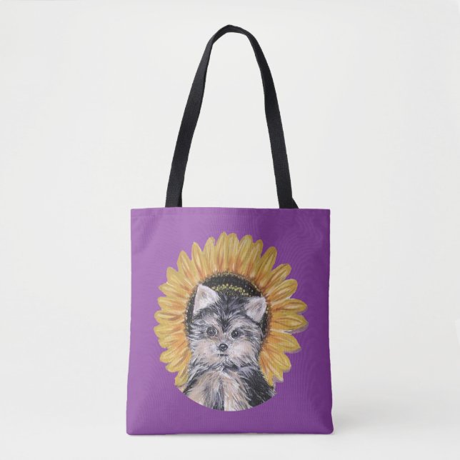 Bolsa Tote Belo Cachorro Yorkie (Frente)