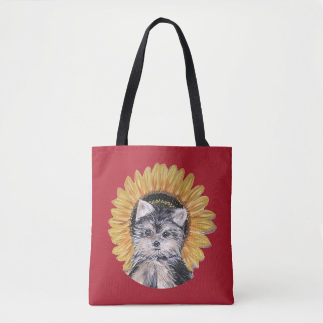 Bolsa Tote Belo Cachorro Yorkie (Frente)