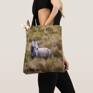 Bolsa Tote Belo Cavalo da Prairie Branca