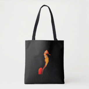 Bolsa Tote Belo Cavalo De Natação Na Frente