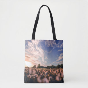 Bolsa Tote belo céu sobre o plano