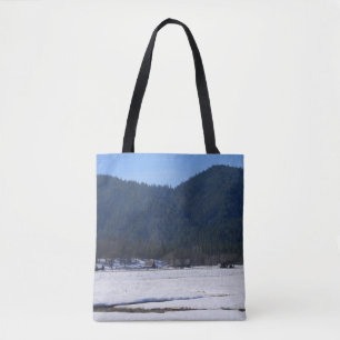 Bolsa Tote Belo dia de inverno.