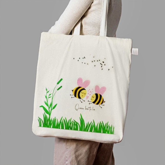 Bolsa Tote Belo e fofo Tote Bag (Lovely cute bee Tote Bag
)