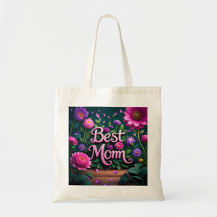 Bolsa Tote Belo e lindo Flores de Mãe