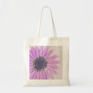 Bolsa Tote Belo esboço manual de Flor Tote Bag