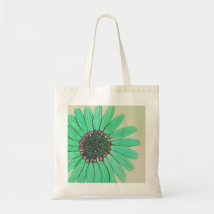Bolsa Tote Belo esboço manual de Flor Tote Bag