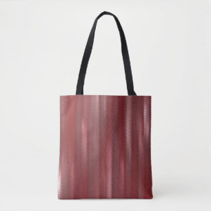 Bolsa Tote Belo fundo vermelho abstrato vertical com li