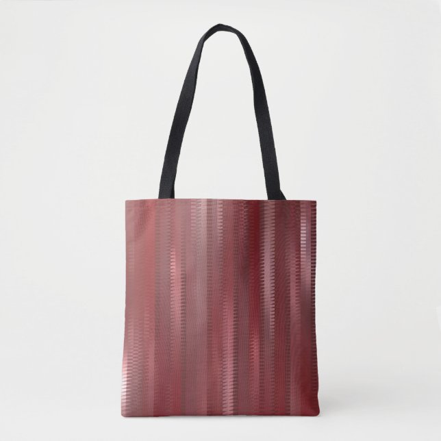 Bolsa Tote Belo fundo vermelho abstrato vertical com li (Frente)