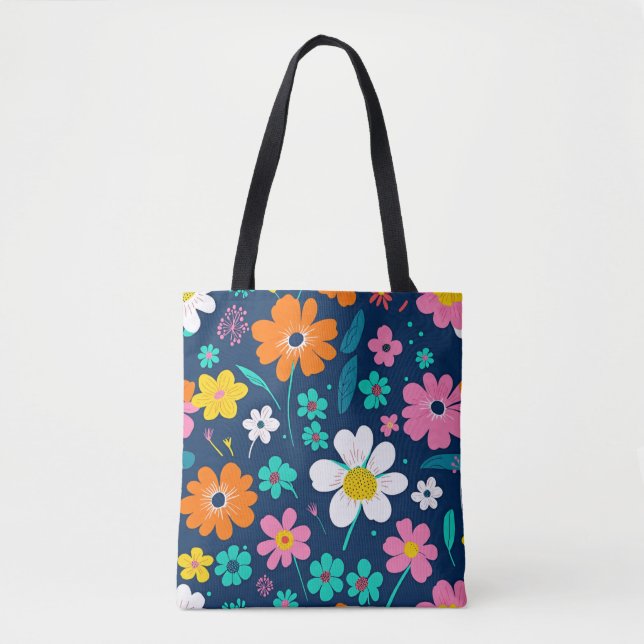 Bolsa Tote Belo Ombro das Flores (Frente)