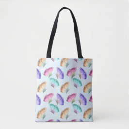 Bolsa Tote Belo Padrão de Borboleta de Aquarela