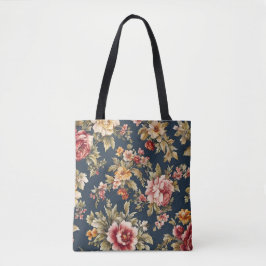 Bolsa Tote Belo Padrão Floral Italiano