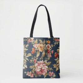 Bolsa Tote Belo Padrão Floral Italiano