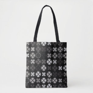 Bolsa Tote Belo padrão geométrico design, arte,