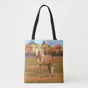 Bolsa Tote Belo Palomino Quarter Horse Stallion
