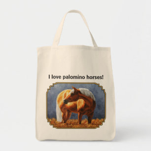 Bolsa Tote Belo Palomino Quarter Horse Stallion