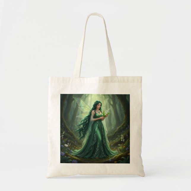 Bolsa Tote Belo polo de maio, Emerald Fairy (Frente)