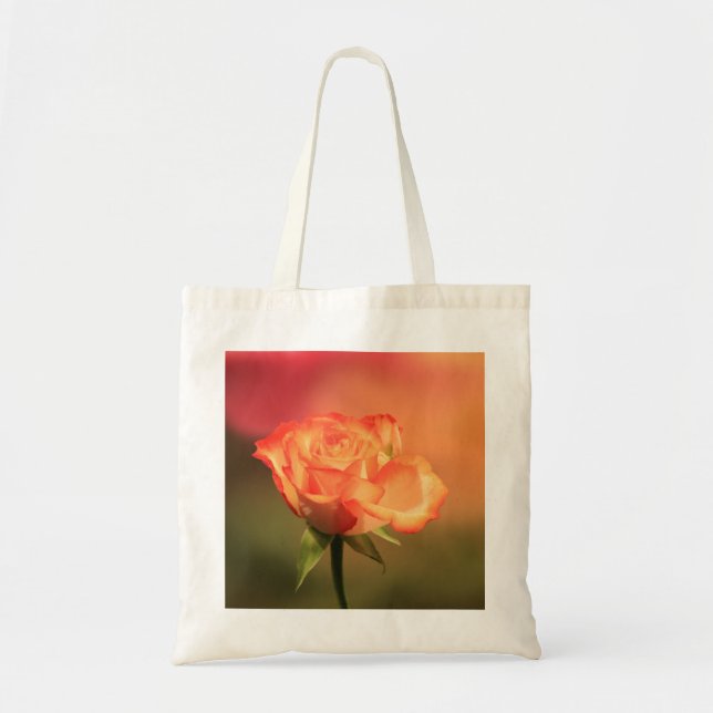 Bolsa Tote Belo Rosa Romântico Fotografia (Frente)