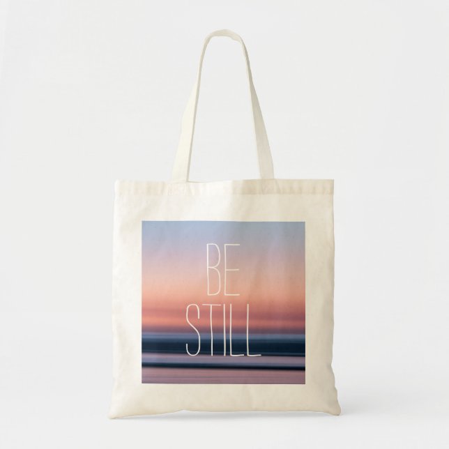 Bolsa Tote Belo Ser Ainda Oceano Cena Sunset (Frente)
