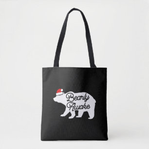 Bolsa Tote Belo Urso Polar Pajama De Natal Mostra Xmas Engraç