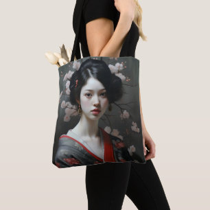 Bolsa Tote Belos Flores Geisha