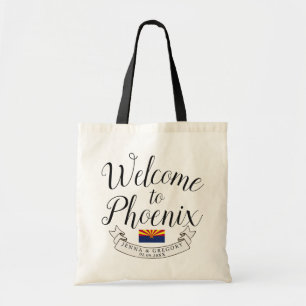 Bolsa Tote Bem-vindo à Arizona Favor de Casamento de Destin