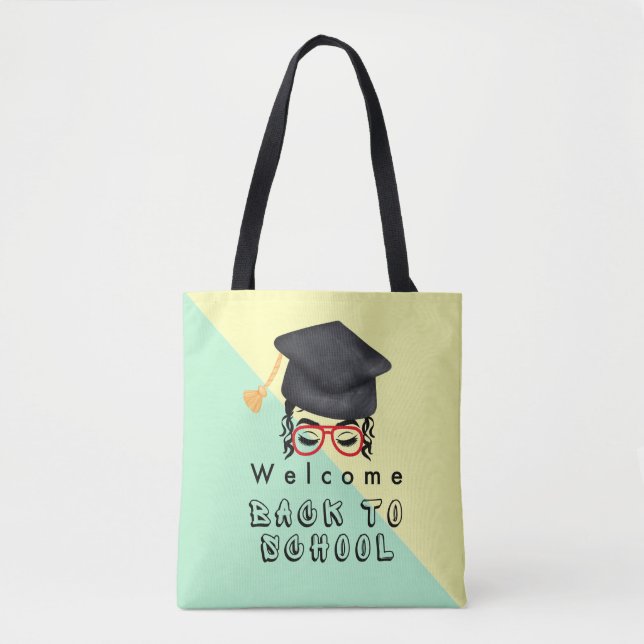 Bolsa Tote Bem-Vindo À Escola (Frente)