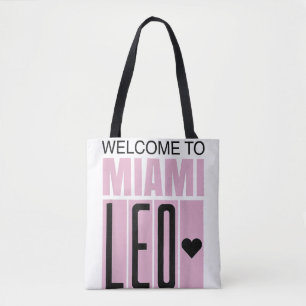 Bolsa Tote Bem-vindo a Miami Leo 10 - GOAT