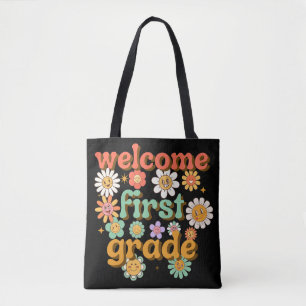 BOLSA TOTE BEM-VINDO À PRIMEIRA SÉRIE PRIMEIRO DIA DE AULA DE