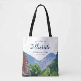 Bolsa Tote Bem-vindo a Telluride Wedding
