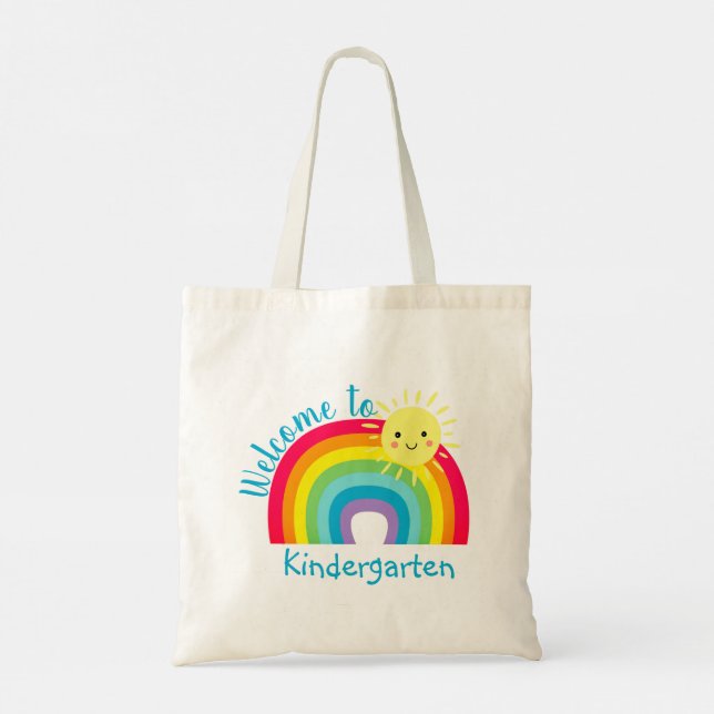 Bolsa Tote Bem-vindo ao Kindergarten Tote Bag (Verso)