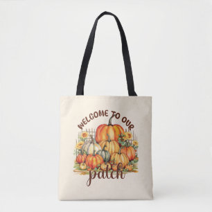 Bolsa Tote Bem-Vindo Ao Nosso Patch