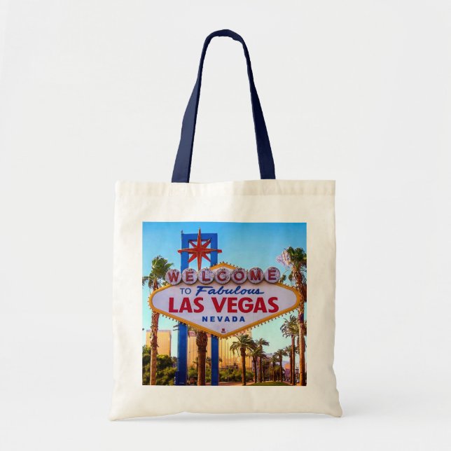 Bolsa Tote Bem-vindo ao Sinal Tote Bag de Las Vegas (Frente)