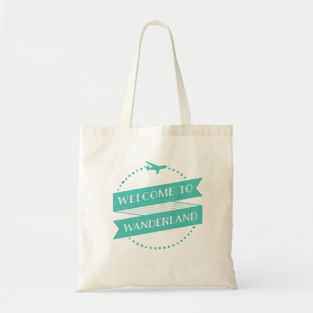 Bolsa Tote Bem-vindo ao Wanderland Tote Bag (Frente)