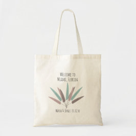 Bolsa Tote Bem-vindo, Bag Bohemian Leaf Theme