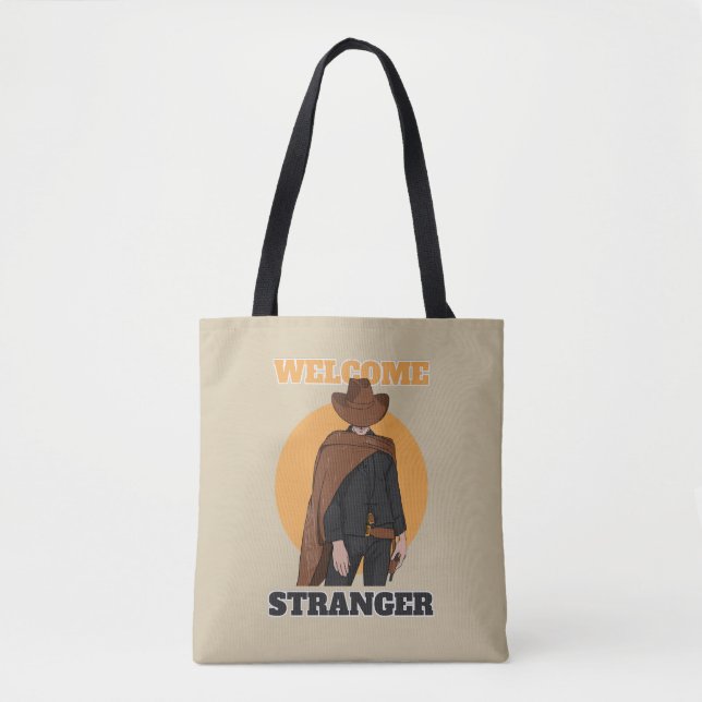 Bolsa Tote Bem-vindo Estranho - Cowboy (Frente)