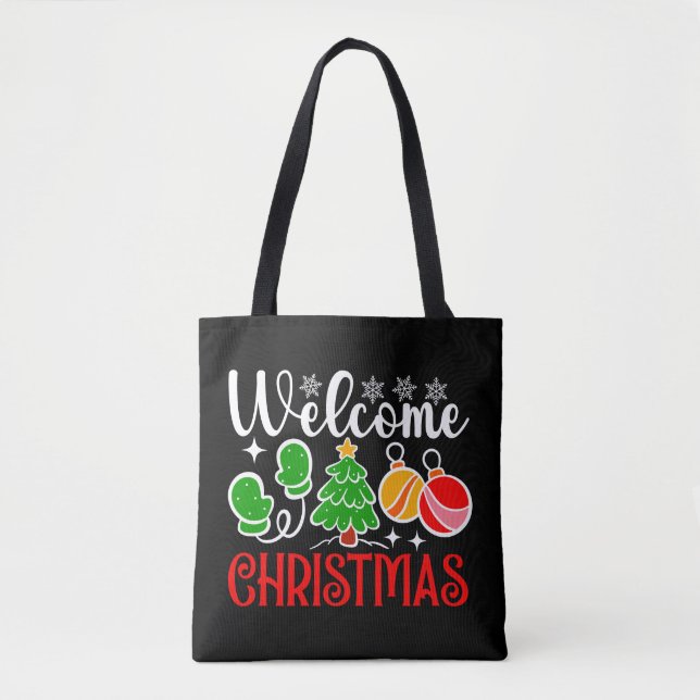 Bolsa Tote Bem-vindo Natal (Frente)