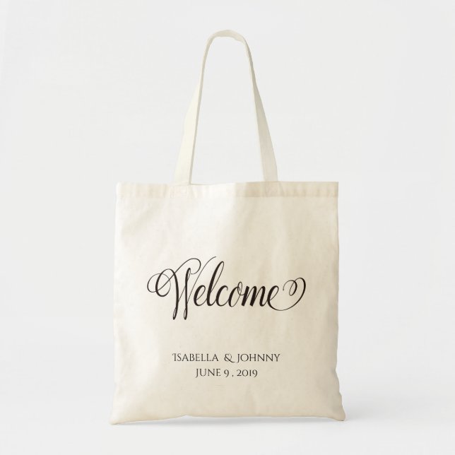 Bolsa Tote Bem-vindo|presente de boas-vindas do casamento,fav (Frente)