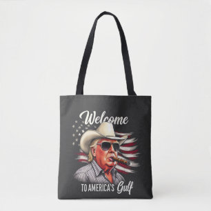 Bolsa Tote Bem-vindos à América do Golfo Trump East Cost do M