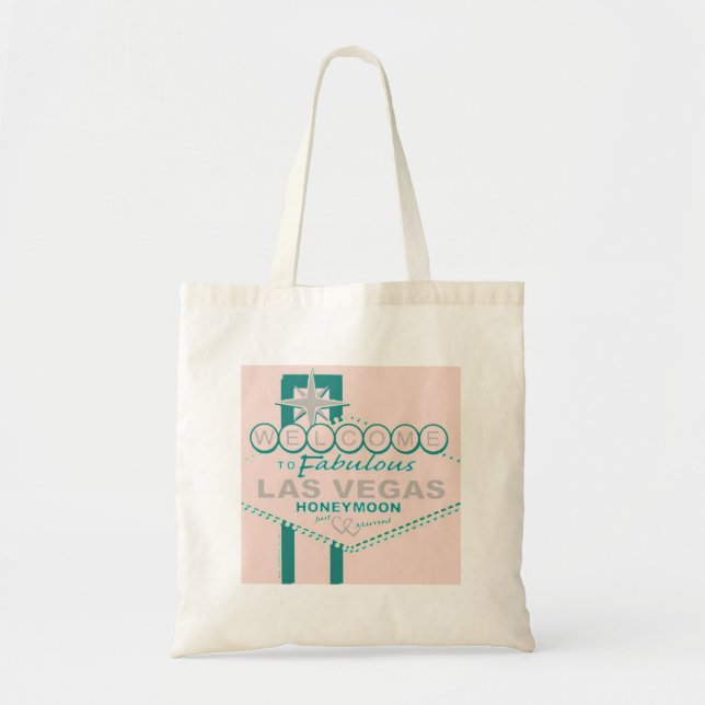 Bolsa Tote Bem-vindos à Lua de mel de Las Vegas (Frente)