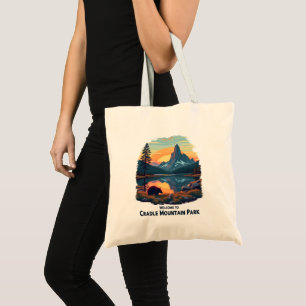 Bolsa Tote Bem-vindos à Nacional Australiana da Montanha Crad