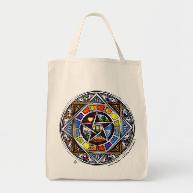 Bolsa Tote Bênção de Elementos - Saco de Luz (Frente)