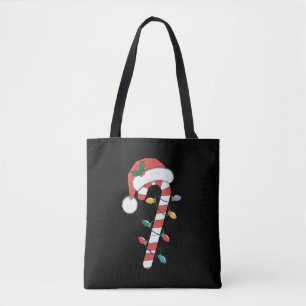 Bolsa Tote Bengala de Natal do Papai Noel do Natal para Crian