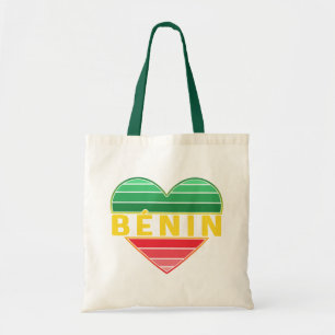 Bolsa Tote Beninese Heart, Eu Adoro Benin