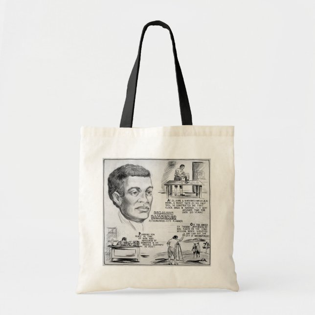 Bolsa Tote Benjamin Banneker: Cientista Negro e Revolucionári (Frente)
