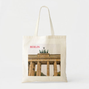 Bolsa Tote Berlim Brandeburgo Gate Quadriga vê tossi