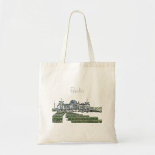 Bolsa Tote Berlim Reichstag Parlamento alemão Selo de Tote
